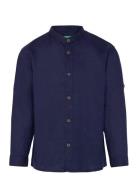 Shirt Tops Shirts Long-sleeved Shirts Navy United Colors Of Benetton