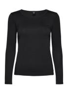 Natural Comfort Top Long-Sleeve Tops T-shirts & Tops Long-sleeved Blac...