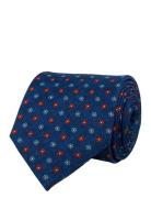 Pattern Silk Tie Slips Blue Portia 1924