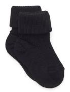 Anklesock 2/2 Pad Baby Socks & Tights Baby Socks Black Mp Denmark