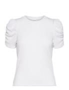 Vianine S/S Puff Sleeve Top - Noos Tops T-shirts & Tops Short-sleeved ...