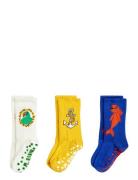 Dolphin 3-Pack Anti-Slip Socks Sokker Strømper Multi/patterned Mini Ro...