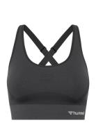 Hmlclea Seamless Sports Top Sport Bras & Tops Sports Bras - All Grey H...