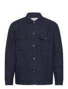 Twill Overshirt Tops Overshirts Navy GANT