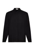 Wa-Sia Tops Shirts Long-sleeved Black Wasabiconcept