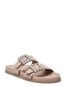 Sandals Flate Sandaler Beige Billi Bi