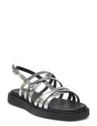 Connie Flate Sandaler Silver VAGABOND