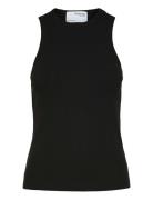 Slfanna O-Neck Tank Top Noos Tops T-shirts & Tops Sleeveless Black Sel...