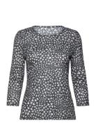 T-Shirt 3/4 Sleeve Tops T-shirts & Tops Long-sleeved Navy Gerry Weber ...