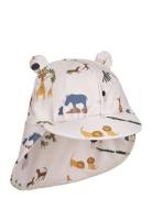 Senia Sun Hat With Ears Solhatt Cream Liewood