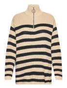 Sc-Julia Tops Knitwear Jumpers Beige Soyaconcept