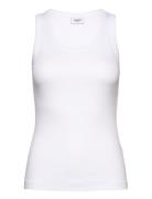 Astersz Tank Top Tops T-shirts & Tops Sleeveless White Saint Tropez