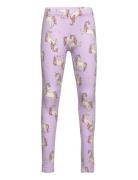 Leggings Br Aop Unicorn Bottoms Leggings Purple Lindex