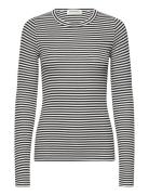 T-Shirt Long Sleeve Tops T-shirts & Tops Long-sleeved Black Sofie Schn...