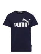 Ess Logo Tee B Sport T-shirts Short-sleeved Black PUMA