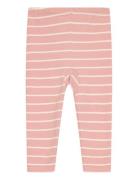 Leggings - Y/D Stripe Bottoms Leggings Pink Fixoni