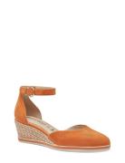 Women Court Sho Sko Wedge Orange Tamaris