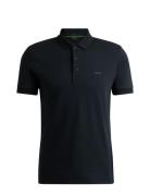 Paule Tops Polos Short-sleeved Navy BOSS