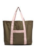 Canvas Berta Bag Shopper Veske Khaki Green Becksöndergaard