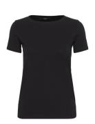 Multib Tops T-shirts & Tops Short-sleeved Black Weekend Max Mara