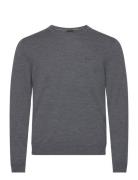 Bagritte-E Tops Knitwear Round Necks Grey BOSS