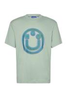 Nakoree Tops T-shirts Short-sleeved Green HUGO BLUE