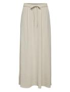 Onlmette Life Hw Long Skirt Wvn Langt Skjørt Cream ONLY