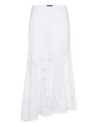 Skirt Marta Langt Skjørt White Lindex