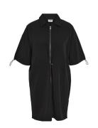 Nmkirby 2/4 Shirtdress Wvn Noos Kort Kjole Black NOISY MAY