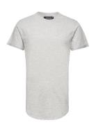 Inkloge Tops T-shirts Short-sleeved Grey INDICODE