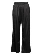 Trousers Bottoms Trousers Wide Leg Black Rosemunde