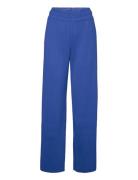 Yasalisa Hw Pant Bottoms Trousers Straight Leg Blue YAS