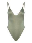 Idyllique Piece Swimsuit Badedrakt Badetøy Khaki Green Etam