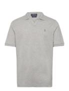 Classic Fit Stretch Mesh Polo Shirt Tops Polos Short-sleeved Grey Polo...