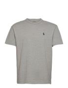 Heavyweight Jersey-Ssl-Tsh Tops T-shirts Short-sleeved Grey Polo Ralph...