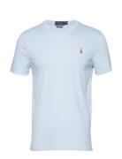 Pima Polo-Ssl-Tsh Designers T-shirts Short-sleeved Blue Polo Ralph Lau...