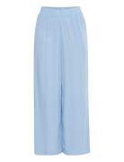 Ihmarrakech So Pa Bottoms Trousers Wide Leg Blue ICHI