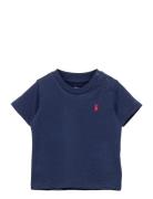 26/1 Jersey-Ss Cn-Tp-Tsh Tops T-shirts Short-sleeved Blue Ralph Lauren...