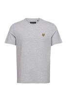 Plain T-Shirt Tops T-shirts Short-sleeved Grey Lyle & Scott