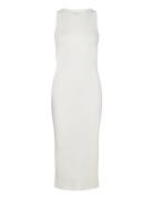 Vmlavender Sl O-Neck Calf Dress Vma Noos Knelang Kjole Cream Vero Moda