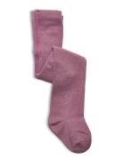 Stocking - Solid Tights Purple Minymo