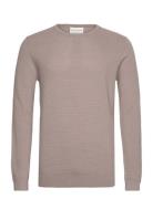 Bs Hebert Regular Fit Knitwear Tops Knitwear Round Necks Brown Bruun &...