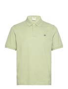 Reg Shield Ss Pique Polo Tops Polos Short-sleeved Green GANT