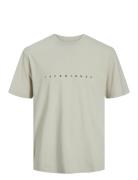 Jjestar Jj Tee Ss Noos Tops T-shirts Short-sleeved Beige Jack & J S