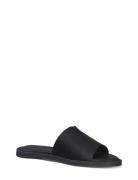 Women Slides Flate Sandaler Black Tamaris