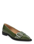 Saso Low Ballerinasko Ballerinaer Khaki Green Pavement