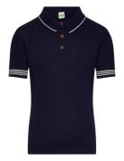 Polo Shirt Tops T-shirts Short-sleeved Navy FUB