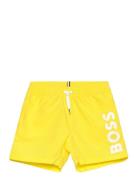 Swim Shorts Badeshorts Yellow BOSS