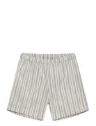 Shorts Woven Stripe W. Lining Bottoms Shorts Multi/patterned Huttelihu...