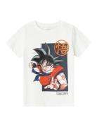 Nkmjimmo Dragonball Ss Top Box Noos Vde Tops T-shirts Short-sleeved Wh...